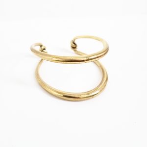 Aesa
Bronze Double Knot Bangle Cuff Bracelet